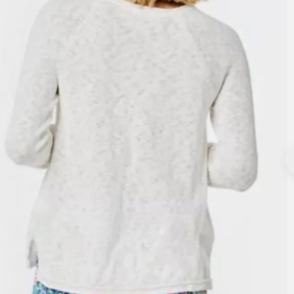 Lilly Pulitzer COFFEE BEACH REPEAT DANETTE Sweater M - Picture 4 of 8